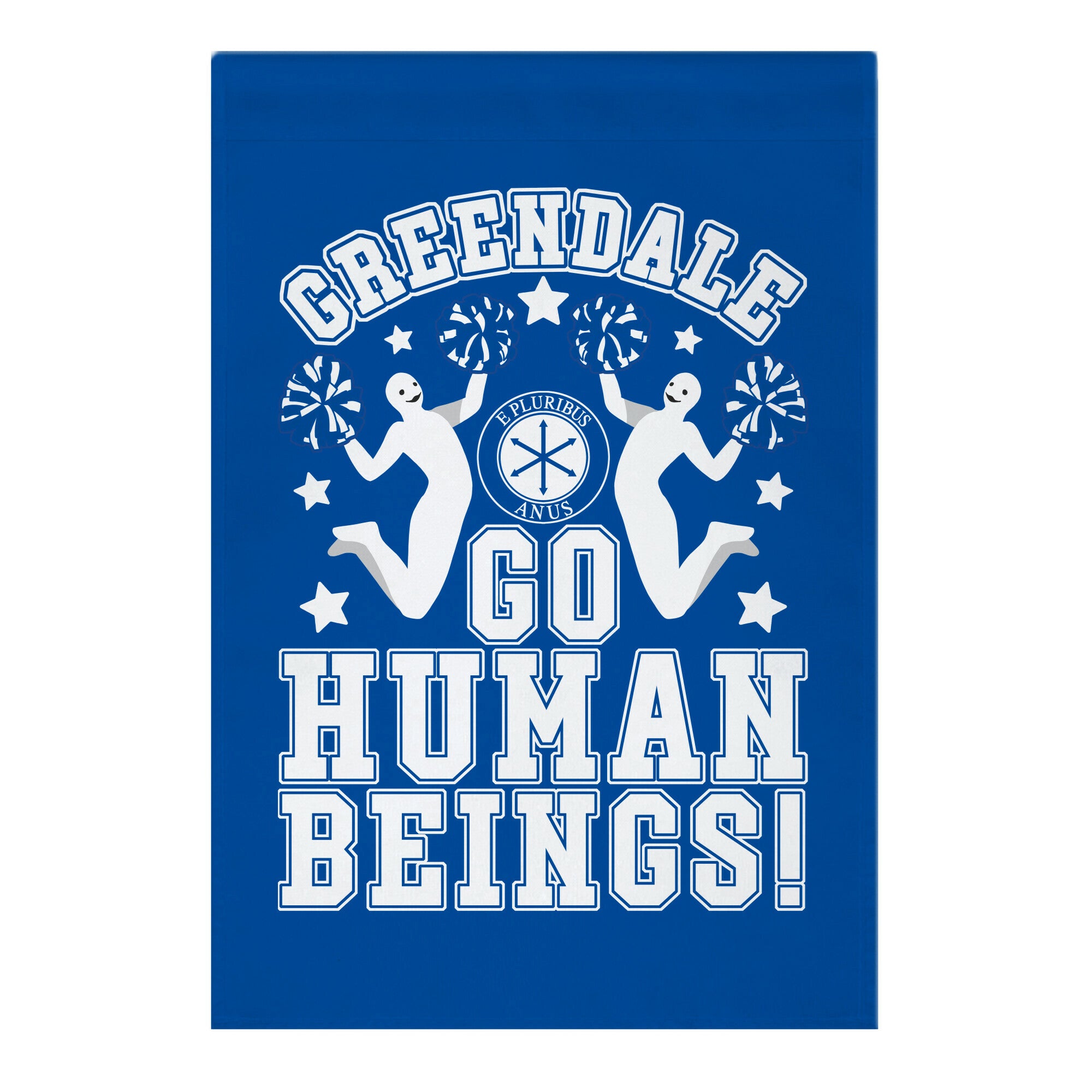Greendale Go Human Beings! Community Garden Flag